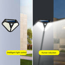 Solar LED Sensor Wall Light Garden Yard Pathway Security Lamp (102 LED)