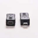 Micro USB Male to Mini USB Female F/M Adapter Data Charger Converter LJ