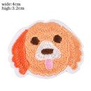 6Pcs Dog Embroidered Patch Iron On Sewing Applique Badge Clothes Stickers Cra JR