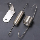 1X(Chrome Throttle Return Spring Bracket Double Spring For Chevrolet Ford