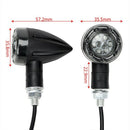 2Pcs Motorcycle Turn Signal 6Led Indicator Locomotive Universal Turn Signal