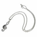 1 Pair Couple Love Music Note Pendant " I Love You" Necklace Chain Valentin
