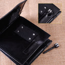 Flaming Magic Trick Fire Wallet Stage Street Magnetic Show Prop Purse PU Leather