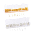 3000x Metal Open Jump Rings Single Loops Jewlery Making Pendants Repair