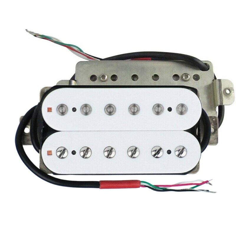 Electric Guitar Humbucker Pickups Bridge Alnico V Pickup White