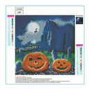 Halloween Castle 5D DIY Full Drill Round Diamond Painting Embroidery Kits