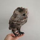Vivid Xmas Decor Artificial Owl Feathered Bird Tree Ornaments Brown HOT