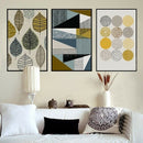 Abstract Geometric Canvas Paintings Scandinavian Posters Art Wall Pictures fI6O5