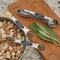 Chef Magnetic Measuring Spoons Set, Dual Sided, Stainless Steel, Fits in Sp I6M1