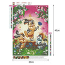 5D DIY Full Drill Diamond Painting Animal Cross Stitch Home Art (Cartoon03)