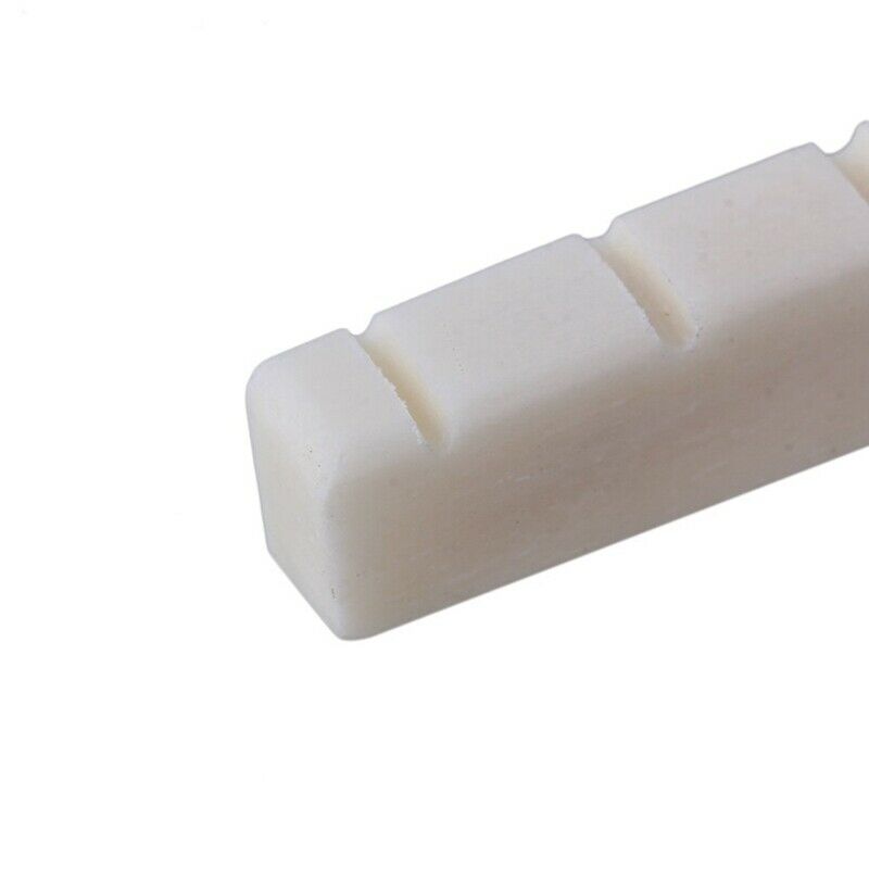 Bass Bone Bridge Saddle and Nut For 4 String Bass Guitar Pack of 3