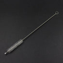 1Set Kitchen Tools 2pcs Stainless Steel Metal Drinking Straws+Brush for Mug A