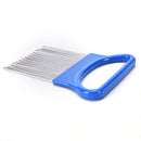 Onion Tomato Vegetable Slicer Cutting Aid Guide Holder Slicing Cutter Gadget MO
