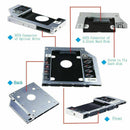 1PC 9.5mm Universal Caddy SATA 2nd HDD SSD Hard Drive CD/DVD-ROM Optical Bay Box