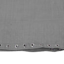 Recliner Tessforest Cloth w/ Headrest Cushion&Laces For Patio Folding Chair