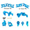 6x 14th RC Car Upgrade Parts Kit Set C Socket Fits WLtoys 1:14 144001 RC Car