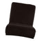 4 Pieces Velvet Short Dining Chair with Low Back Seat Cover Bar
