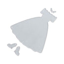 3pcs DIY Formal Dress Shape Cutting Die Scrapbooking Embossing Stencil Gift