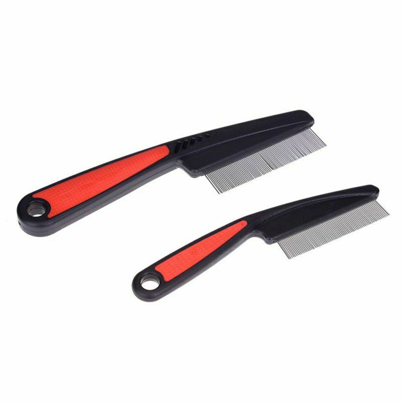 Pet Dog Comb Remove Fleas Lice Stainless steel Comb Dog Cat Hair Grooming T