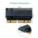 M.2 NGFF AHCI NVMe SSD Converter Adapter 12+16Pin for MacBook 2013-2017 M.2