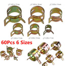 Spring Clip Fastener Accessory Parts Holder 60pcs Car Auto Fuel Oil Hose