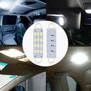 10x 6000K White 44mm 12-SMD Rigid Loop LED Dome Door Interior Light Bulb OZ
