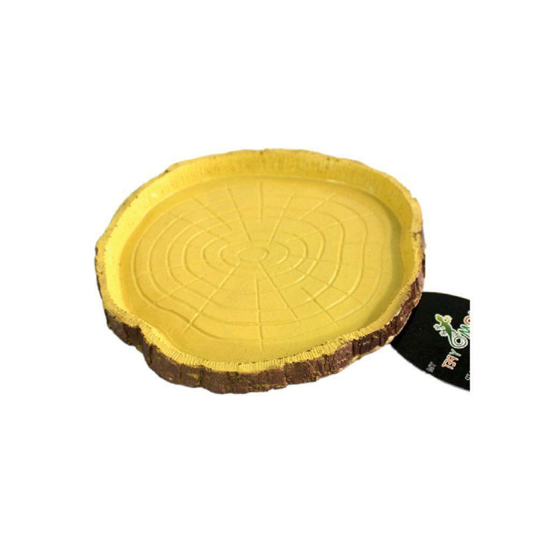 Large Reptile Feeding Bowl Food Water Terrarium Dish Pet Lizard Gecko Feeder