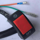 5pcs Motorcycle Handlebar Flameout Startup Switch Red-modification parts