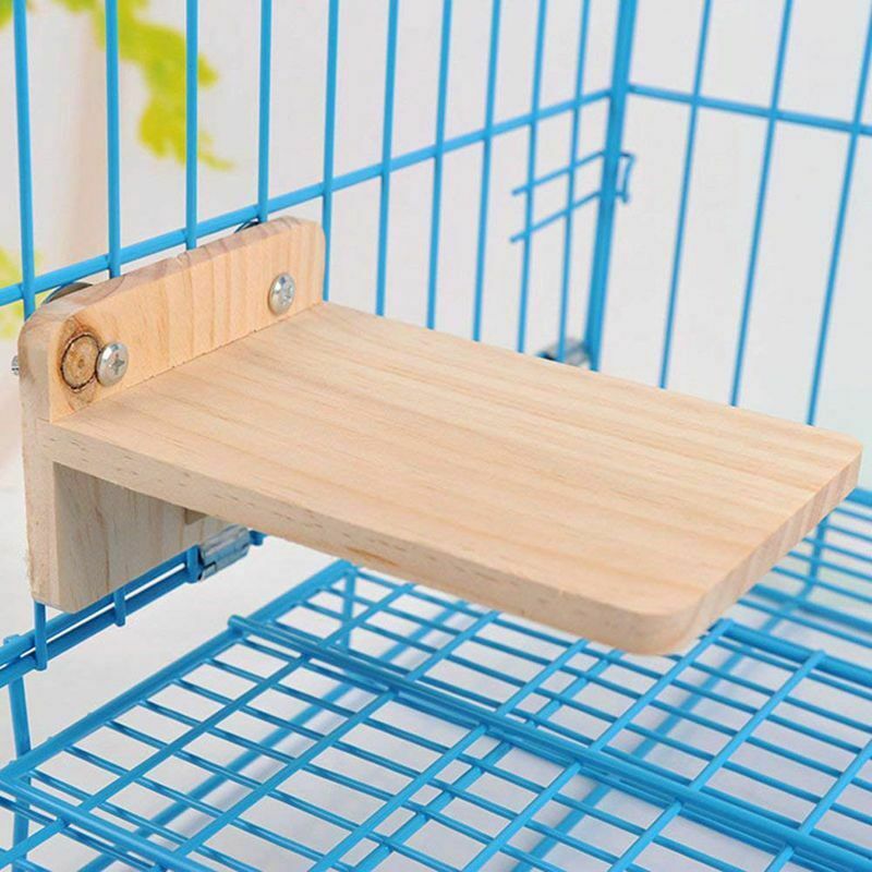 Wooden Hamster Chinchilla Platform Springboard Wooden Small Animal Platform C5C5