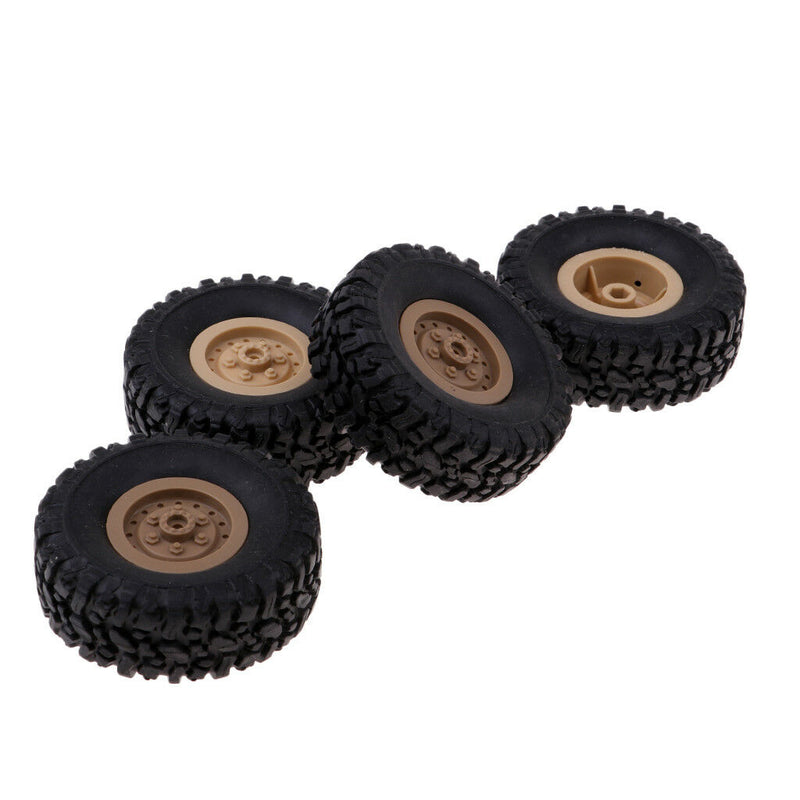 4pcs Rubber Wheel Tires for RC 1/16 Crawler Car WPL B14 B16 B24 C14 C24 B36