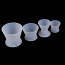 4 Pcs Set Dental Lab Non-Stick Flexible Silicone Dappen Dish Mixing Bowl CupJ!j