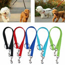 Nylon Double Lead Coupler Twin Dog Two Pet Dog Walking Leash_Split Duplex K O3X3
