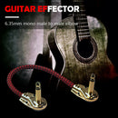 3pcs 20cm/8 inch Pedal Guitar Patch Cables Right Angle Effect Pedal Cables Cords