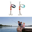 Giant Killer Plain Fishing Lure Hard Spoon With Sharped Treble Hook Tackle JBES