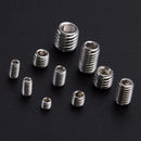 200pcs Stainless Steel Hex Socket Set Screw Grub Screws Assortment Kit M3-M8 s g