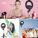 6.3inch With Tripod Stand Live Broadcast USB Selfie LED Ring Lights Phone Holder