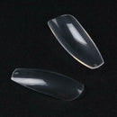 500pcs Pro False Nail Tips Square Head Full Cover Clear DIY Manicure Tips