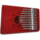 10 Keys Birch Finger Thumb Piano Mbira Music Story Telling Instrument (Red)