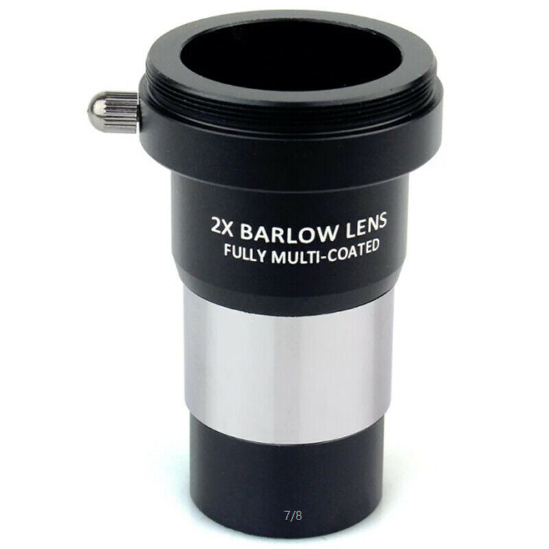1.25 Inch 2X Barlow Lens Fully Multi-Coated Metal with M42X0.75 Thread Came I6J1