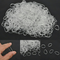 Hot 500Pcs/set Mini Small Clear Rubber Hair Elastic Braids Plaits Braiding Band'