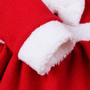 2pcs Christmas Dresses Set Girls Baby Cute Warm Costume Hat (6-12M)