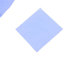 3Pcs Blue 100mm*100mm*0.5mm Computer GPU CPU Conductive Silicone Thermal Pad  Z