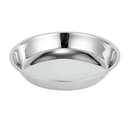 Hotel Stainless Steel Kitchen Table Dinning Dinner Plate for Seafood 30CM