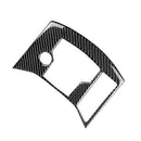 1X(Carbon Fiber Gear Box Electronic Handbrake Panel Cover Interior Accessor