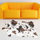 Imitation Animal Skins Rugs and Carpets Cow Carpet Carpets for Living Room