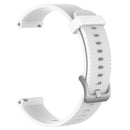 Silicone Adjustable 18mm Watchband Wrist Strap for Ticwacth C2 (White) A