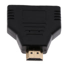 1xHDMI Male To Dual HDMI Female Splitter Adapters Plug plug&play for LCD TV
