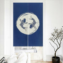 Long Japanese Noren Curtain Koi Fishes Japan Tapestry for Doorway 85*150cm