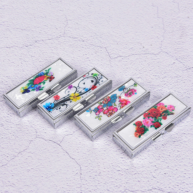 Metal Travel Pill Box Medicine Organizer Container Jewellery Storage Holder Gw