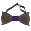 Wooden tie pocket square cufflink wood bow tie wedding wooden bow ties setJC_